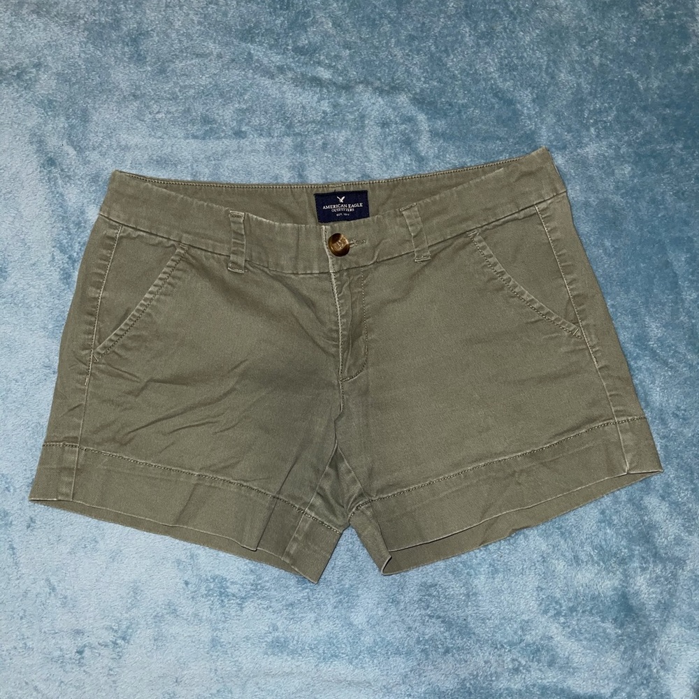 American Eagle Green Shorts